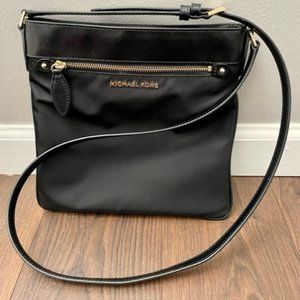 Michael Kors Black Nylon Crossbody Bag